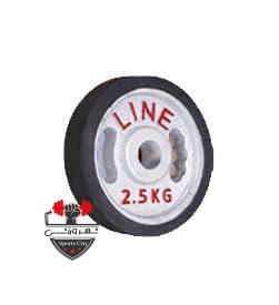 وزنه دمبل دور لاستیک